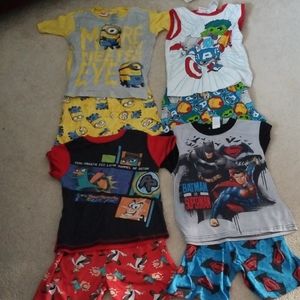 Lot of 14 boys size 8/10 pajamas